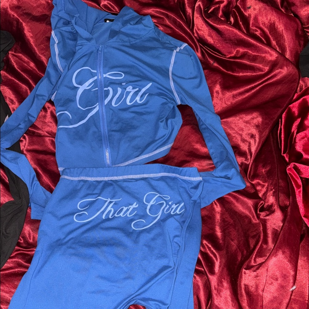 Blue 'That Girl' Tracksuit